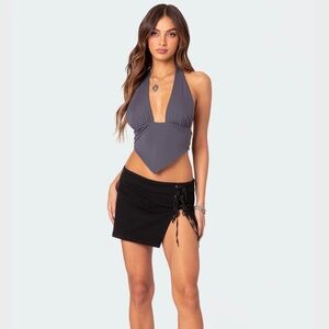 Edikted Open Back Triangle Halter